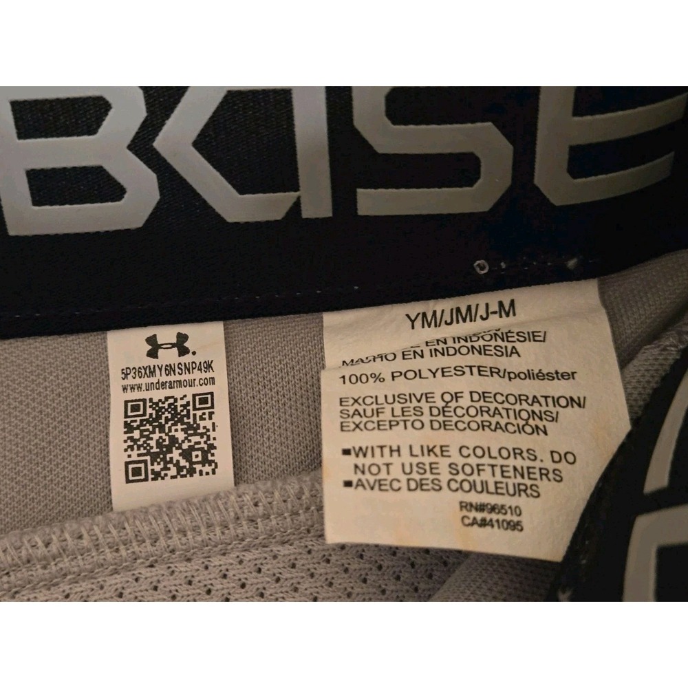 Under Armour Utility Baseball Pant Youth Boys Med Gray NEW pant closed - Picture 6 of 12